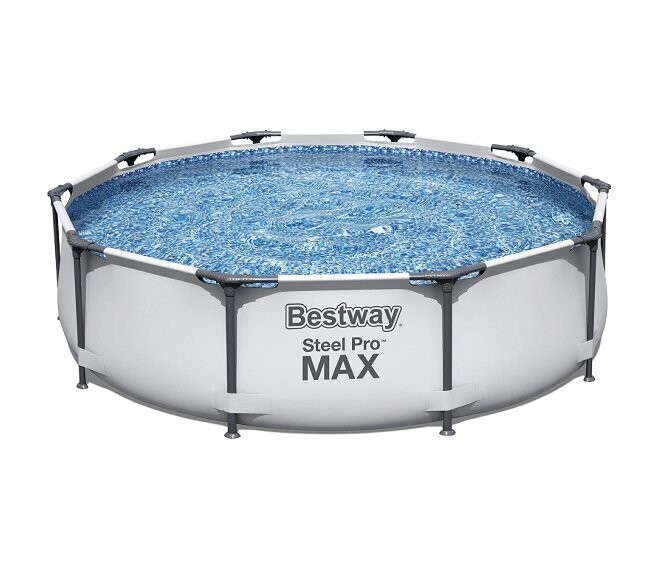 BESTWAY - STEEL PRO MAX PISCINA FUORI TERRA ROTONDA 305 X 76 CM + POMPA FILTRO 56408