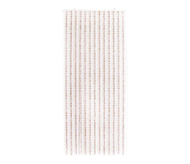 VERDELOOK - TENDA PERLINA 120 X 240 CM. 96 FILI A TRE COLORI BRONZO, CRISTAL E COGNAC 820/58