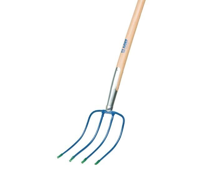 AGEF - FORCA DA LETAME A 4 DENTI CON MANICO 130 CM. 410/4B9SC01G