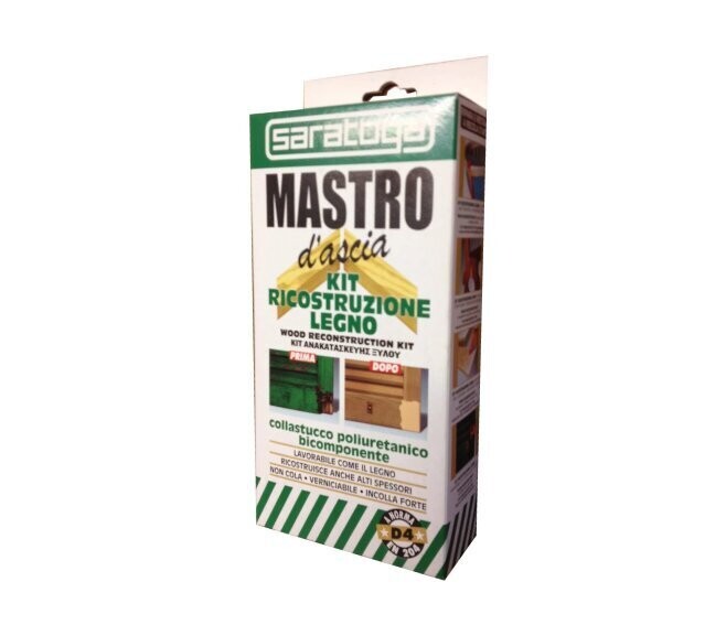 SARATOGA - MAESTRO D'ASCIA KIT DI RICOSTRUZIONE LEGNO COLLANTE POLIURETANICO BICOMPONENTE 57038001