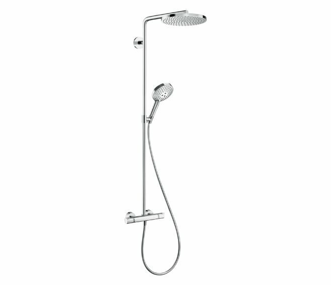 HANSGROHE - RAINDANCE SELECT S SHOWERPIPE 240 1 JET CON TERMOSTATICO CROMO 27633000