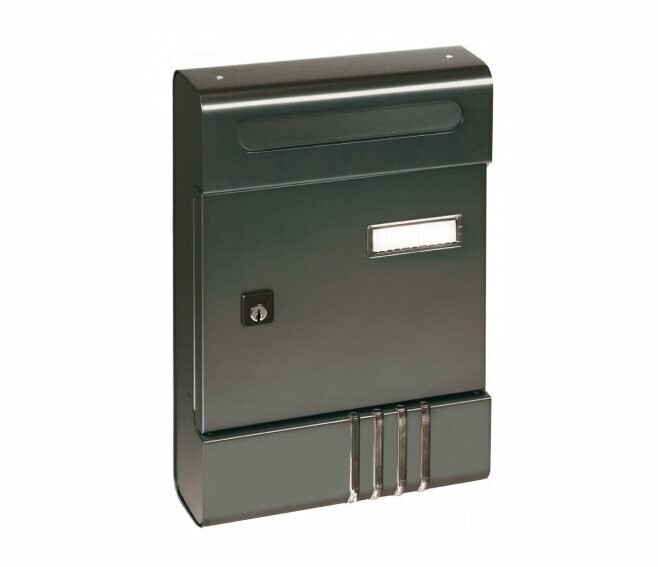ALUBOX - CASSETTA POSTALE DA ESTERNO COLORE GHISA SEGH
