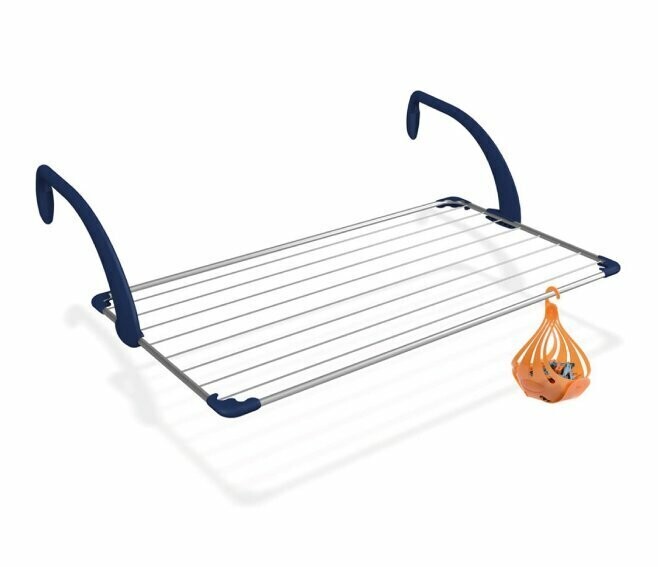 GIMI - STENDIBIANCHERIA BREZZA 100 DA BALCONE 10 MT. + PORTAMOLLETTE
