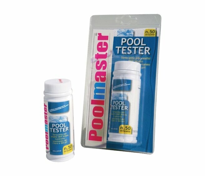 NEW PLAST -  POOL TESTER KIT ANALISI PH E CLORO 50 STRISCETTE 0537