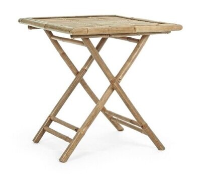 BIZZOTTO - JOYCE TAVOLO PIEGHEVOLE 70 X 70 X 75 CM. COLOR BAMBU' 0693024