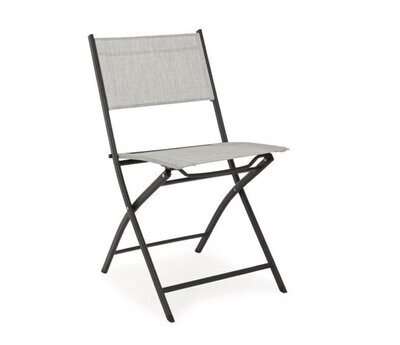 BIZZOTTO - MARTINEZ SEDIA PIEGHEVOLE COLOR GRIGIO CHIARO 0802774