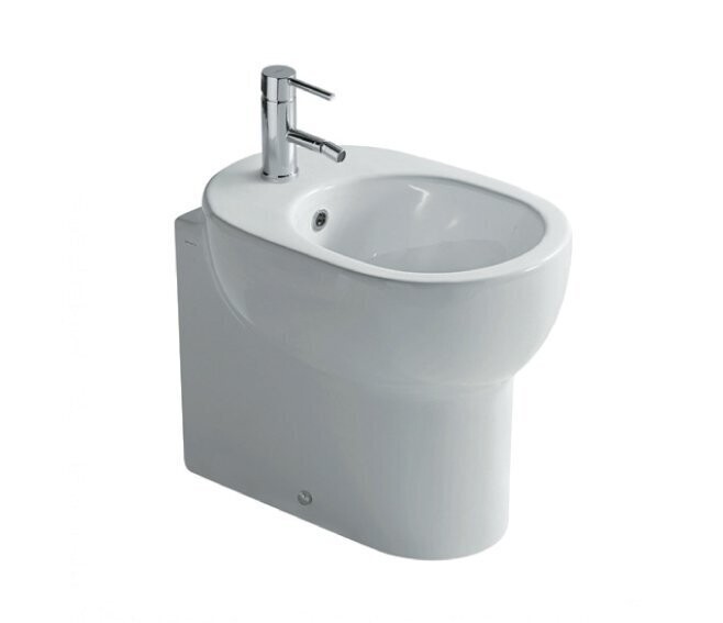 GALASSIA - M2 BIDET A TERRA MONOFORO 50 CM. IN CERAMICA BIANCO 5215