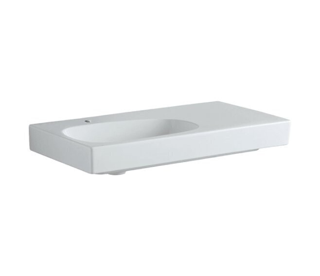 GEBERIT - CITTERIO LAVABO ASIMMETRICO 90 CM. CON SUPERFICIE DI APPOGGIO A DESTRA 500.548.01.1