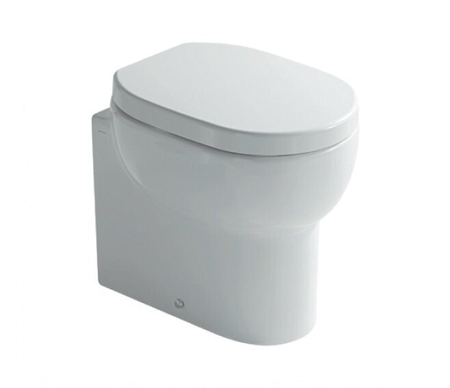 GALASSIA - M2 VASO WC A TERRA 50 CM. IN CERAMICA BIANCO CON SCARICO UNIVERSALE S/P 5214