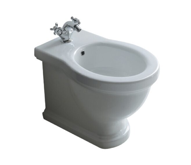 GALASSIA - ETHOS BIDET A TERRA MONOFORO 38X55 CM. IN CERAMICA BIANCO 8438M