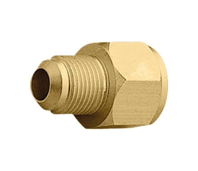 NICCONS - RIDUZIONE M 3/8" X F 1/4" IN OTTONE PER CONDIZIONAMENTO A-810-009