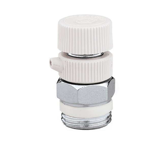 CALEFFI - VALVOLINA MANUALE DI SFOGO ARIA 3/8” M PER RADIATORI CON SCARICO ORIENTABILE 505431