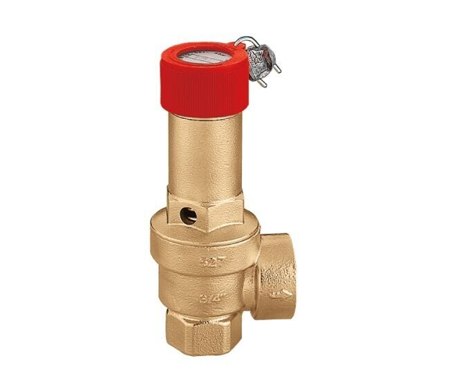 CALEFFI - VALVOLA DI SICUREZZA CERTIFICATA 1 1/4" X 1 1/2" ATTACCHI F-F TARATURA 3 BAR 527730