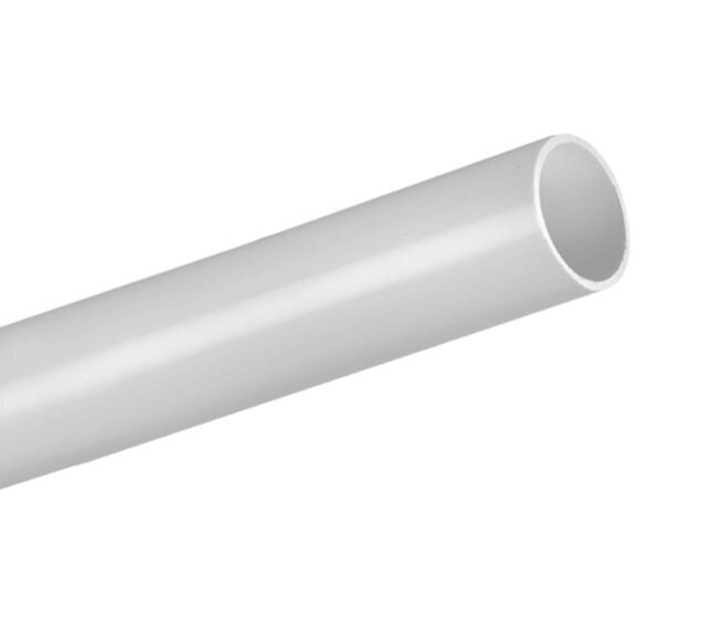 NICCONS - TUBO RIGIDO IN PVC RAL 9010 PER SCARICO CONDENSA DN. 20 MM. IN BARRE DA 2 MT. 9903-001-08
