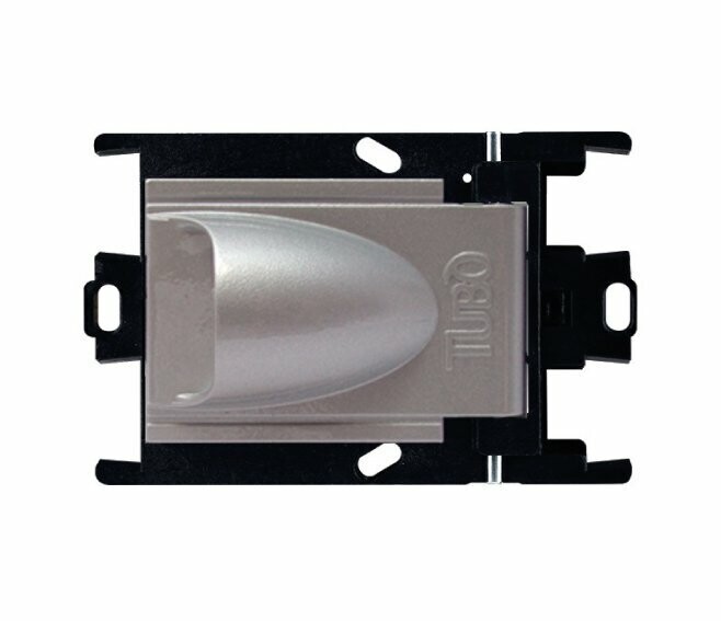 AERTECNICA - CORPO PRESA NEW AIR BTICINO LIGHT TECH / LIVING LIGHT GRIGIO METALLIZZATO NA621