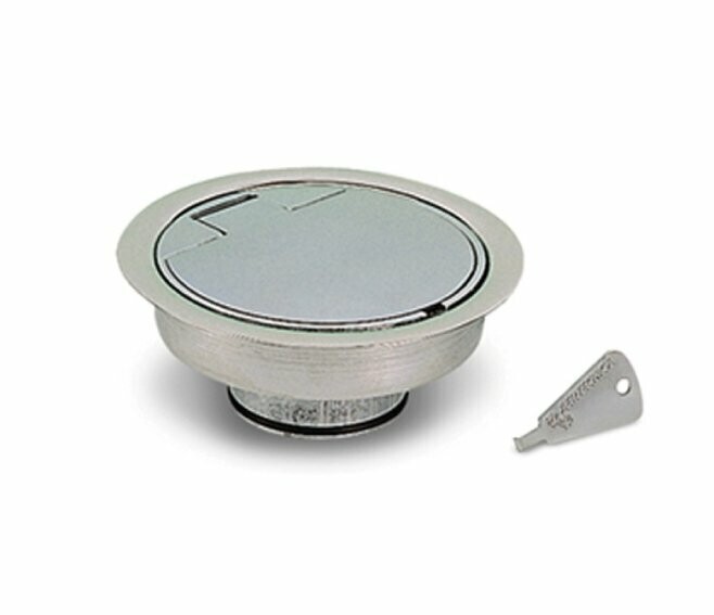 AERTECNICA - PRESA INDUSTRIALE FLOOR DN. 40 A PAVIMENTO CON MICROINTERRUTTORE PA530
