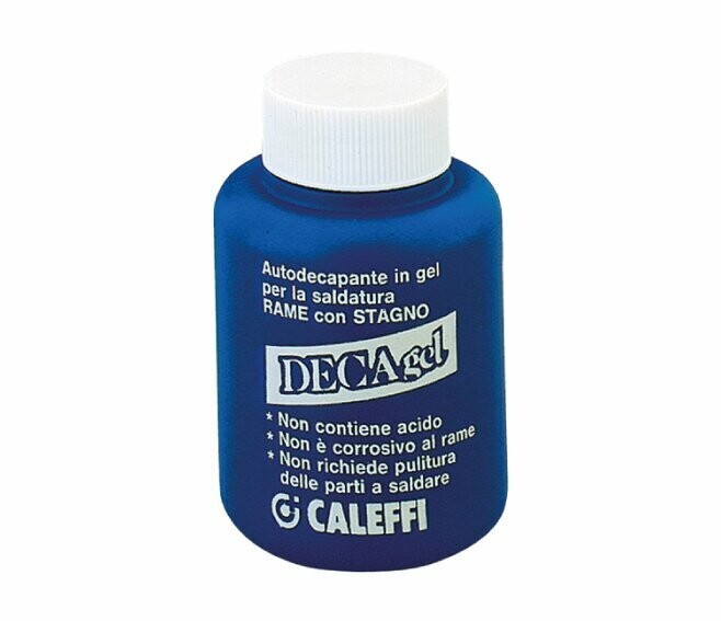 CALEFFI - ​AUTODECAPANTE IN GEL PER SALDATURA RAME CON STAGNO 100 G. 6151