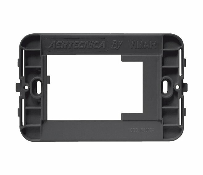 AERTECNICA - SUPPORTO ADATTATORE PER PLACCA VIMAR RONDO GRIGIO CHIARO NA674
