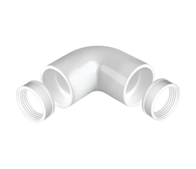 NICCONS - CURVA A 90° PER TUBO DI SCARICO CONDENSA DN. 20 MM. 9903-102-08