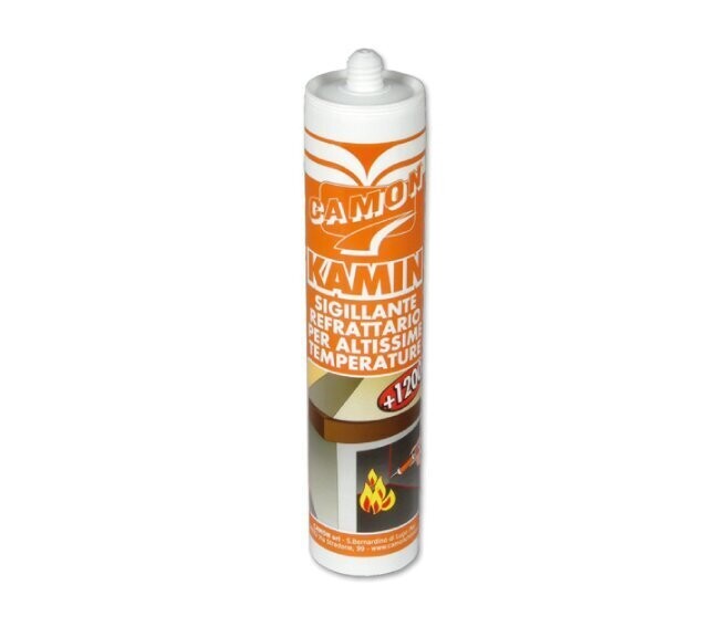 CAMON - KAMIN SILICONE REFRATTARIO SIGILLANTE FINO A 1000°C PER GIUNTI ESPOSTI A FIAMMA DIRETTA 500 GR. 121250