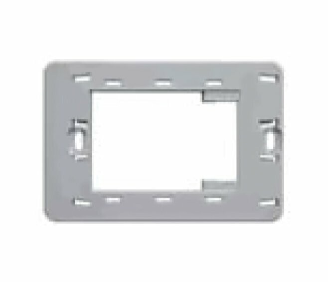 AERTECNICA - SUPPORTO ADATTATORE PRESA D'ASPIRAZIONE VIMAR EIKON EVO GRIGIO METALLIZZATO NA401