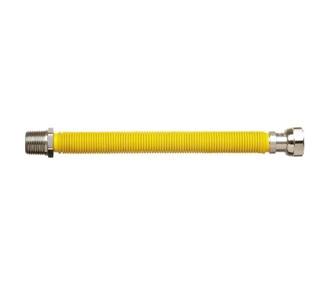 EMIFLEX - EMIPIÙ CORTO TUBO FLESSIBILE GAS UNI 11353 3/4" MF 120 - 210 MM. 0802004