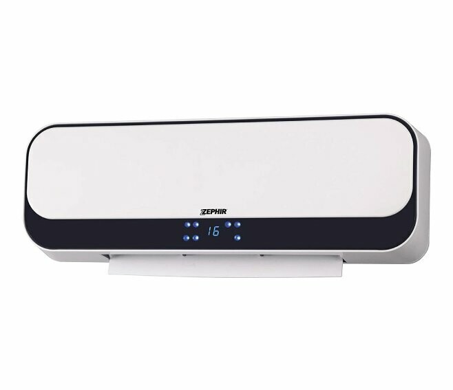 ZEPHIR - ZMW1002B TERMOVENTILATORE CERAMICO DA PARETE BIANCO