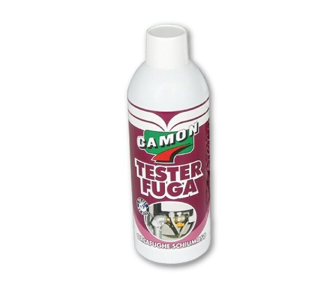 CAMON - TESTER FUGA SCHIUMA SPRAY PER LA VERIFICA DI PERDITE IN COLLEGAMENTI FILETTATI O SALDATI 400 ML. 400802