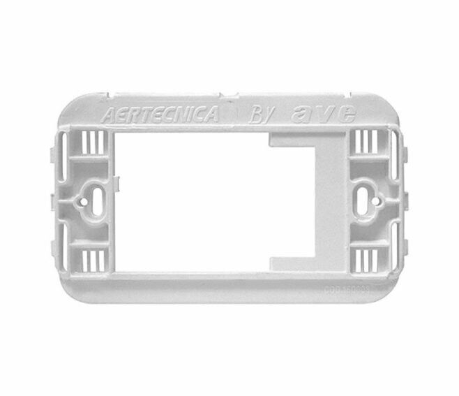 AERTECNICA - SUPPORTO ADATTATORE PER PLACCA BANQUISE BIANCO NA682
