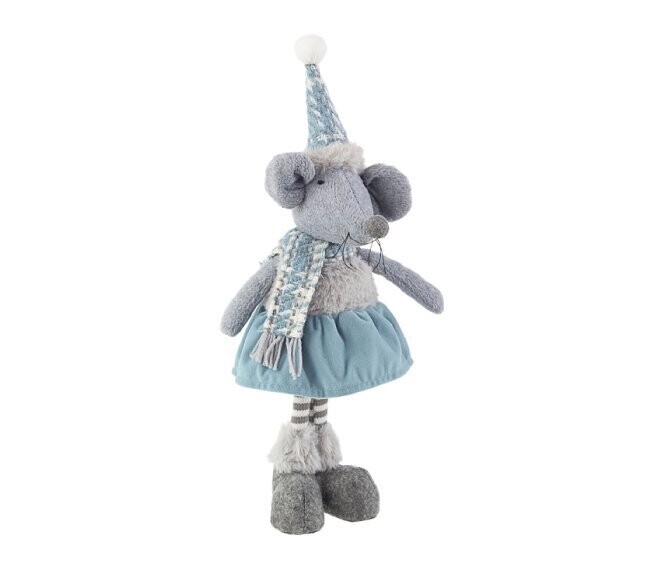 BIZZOTTO - TOPOLINO HEATHER STAND GONNA AZZURRO MODELLO FEMMINILE H.34 CM. 935728