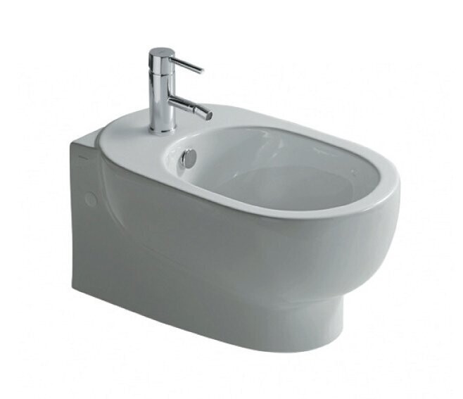 GALASSIA - M2 BIDET SOSPESO MONOFORO 55 CM. IN CERAMICA BIANCO 5246