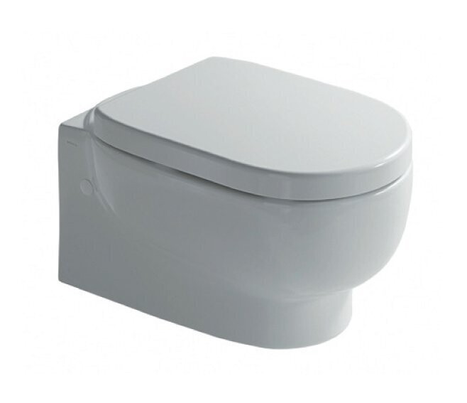 GALASSIA - M2 VASO WC SOSPESO 55 CM. IN CERAMICA BIANCO CON SCARICO A PARETE 5245