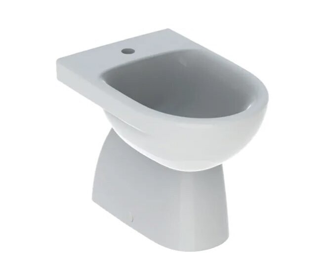 GEBERIT - SELNOVA BIDET MONOFORO A PAVIMENTO IN VETROCHINA BIANCO 500.288.01.7