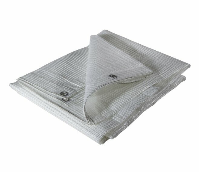 VERDELOOK - TELO OCCHIELLATO RETINATO MULTIUSO 150 GR. 2 X 3 M. BIANCO 75/40