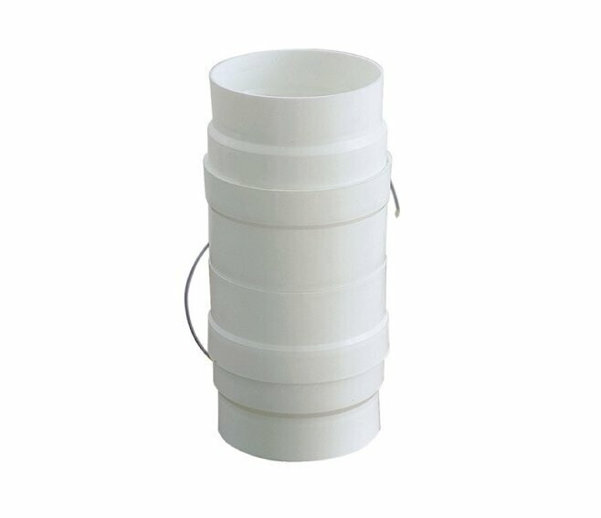 EDIL PLAST - LA VENTILAZIONE ASPIRATORE PER CAPPE STANDARD DN. 100/120 MM. BIANCO AS1012X