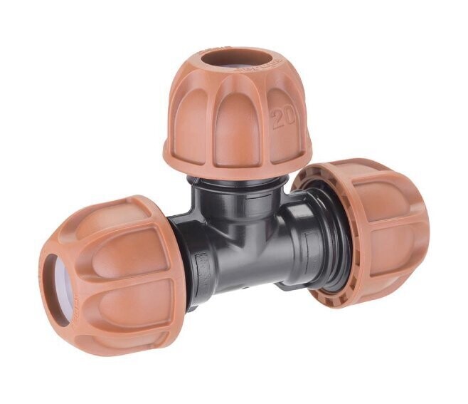 CLABER - RACCORDO A "T" PER TUBI DN. 20 MM. 90323