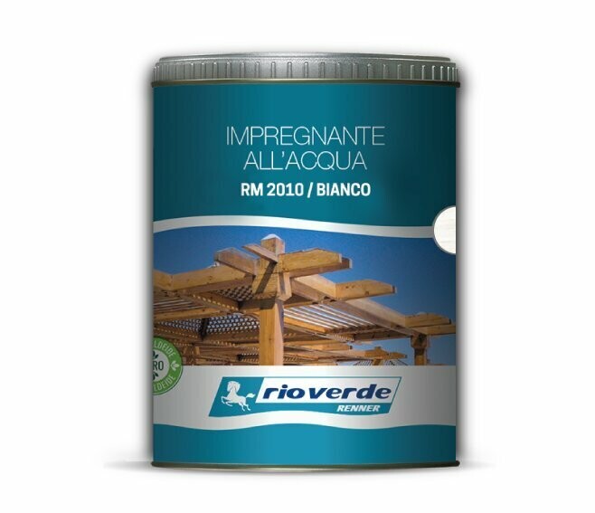 RIO VERDE - IMPREGNANTE ALL'ACQUA COLORE BIANCO 750 ML. RM2010