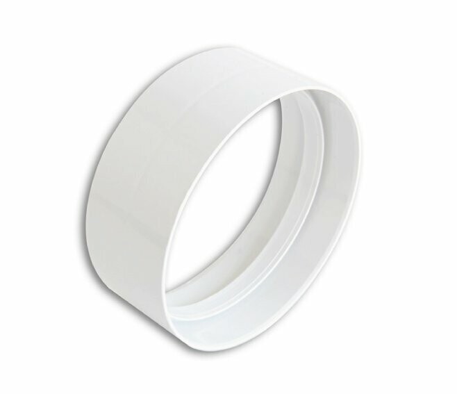 EDIL PLAST - LA VENTILAZIONE GIUNTO IN ABS DN. 150 PER TUBI DI AERAZIONE TONDI BIANCO CG150B