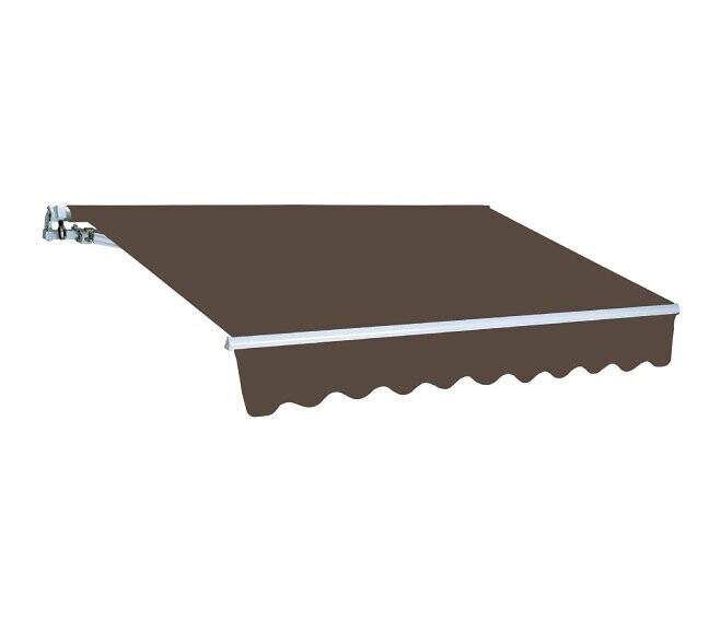GARDEN FRIEND - TENDA DA SOLE BARRA QUADRA 250 X 200 MARRONE T1699051