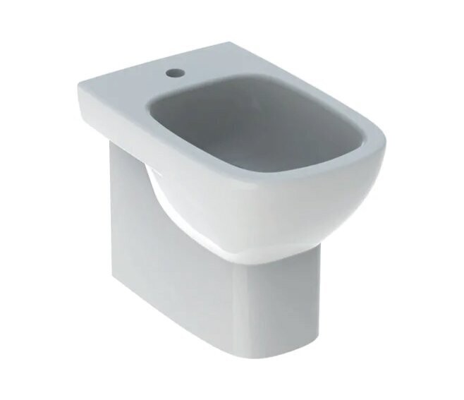 GEBERIT - FANTASIA BIDET BTW MONOFORO A PAVIMENTO FILO PARETE FISSAGGIO NASCOSTO BIANCO 500.866.00.1