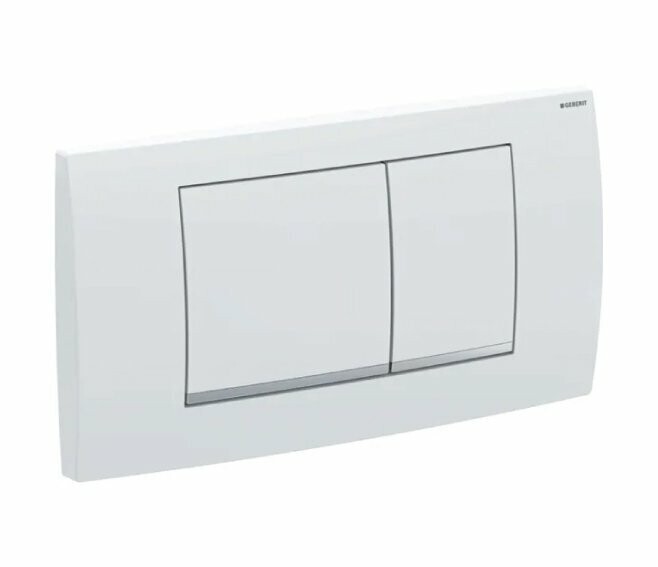 GEBERIT - TWINLINE 30 PLACCA 2 PULSANTI BIANCA 115.899.KJ.1