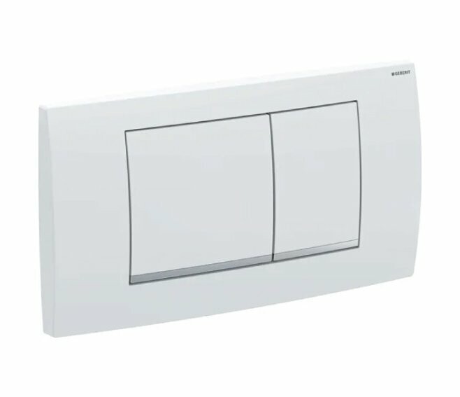 GEBERIT TWINLINE PLACCA 2 PULSANTI BIANCA 115.899.KJ.1