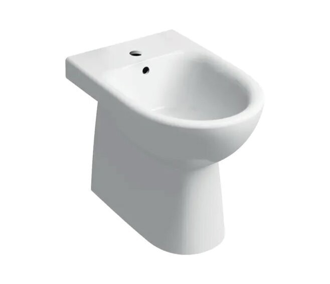 GEBERIT - SELNOVA BIDET BTW A PAVIMENTO FILO PARETE FISSAGGIO NASCOSTO BIANCO 500.289.01.7