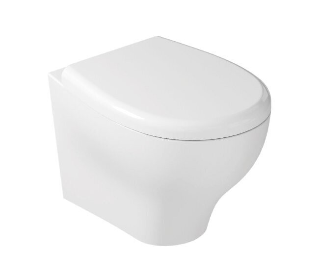 GALASSIA - EDEN VASO WC SOSPESO IN CERAMICA BIANCO 36X53 CM. CON SCARICO A PARETE 7215