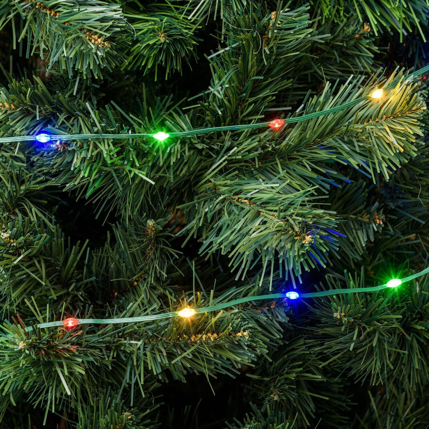 LOTTI - CATENA LINEARE 30 MT. 400 GOCCE LED Ø 4 MM. MULTICOLORE FISSA + 7 GIOCHI DI LUCE 67479