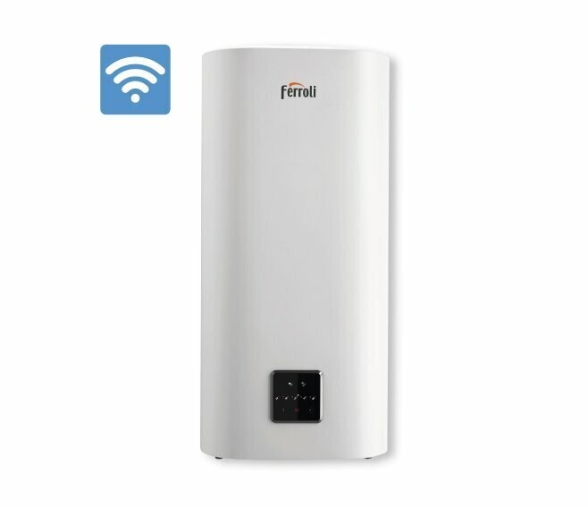 FERROLI - ​TITANO TWIN SCALDACQUA ELETTRICO COMPATTO A DOPPIO SERBATOIO 100 LT. WI-FI GRZ57JKA