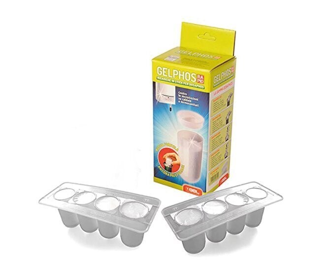 GEL - GELPHOS RAPID CONFEZIONE DA 8 RICARICHE IN STICK PER DOSATORE POLIFOSFATI DOSAPHOS 107.011.60