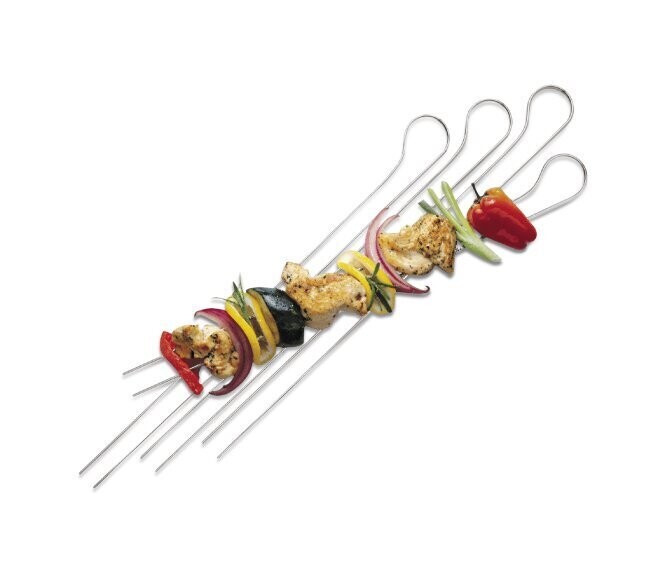 WEBER® - SET DI 8 SPIEDINI IN METALLO A DOPPIA PUNTA 8402