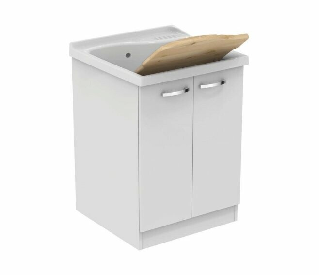 DOLOMITE - LAGO MOBILE SOTTOLAVATOIO 61X50 CON ASSE - J0029PW LAVATOIO NON COMPRESO