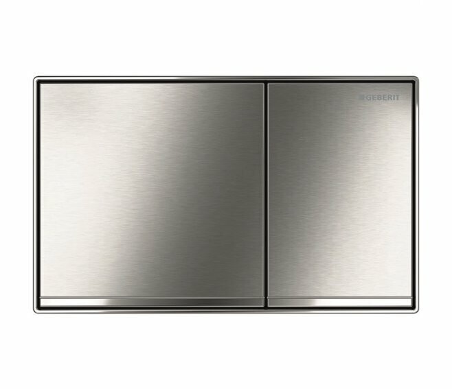 GEBERIT - SIGMA60 PLACCA CROMO SPAZZOLATO 115.640.GH.1